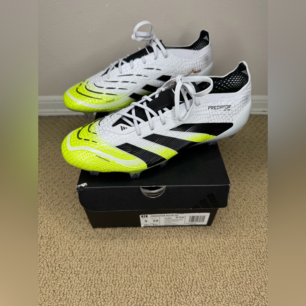 PRICE FIRM Adidas Predator Elite Firm Ground Soccer Cleats (Men’s Size 9) - Picture 2 of 9